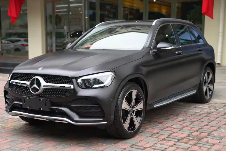 石家庄奔驰glc贴xpel隐形车衣磨砂哑光效果