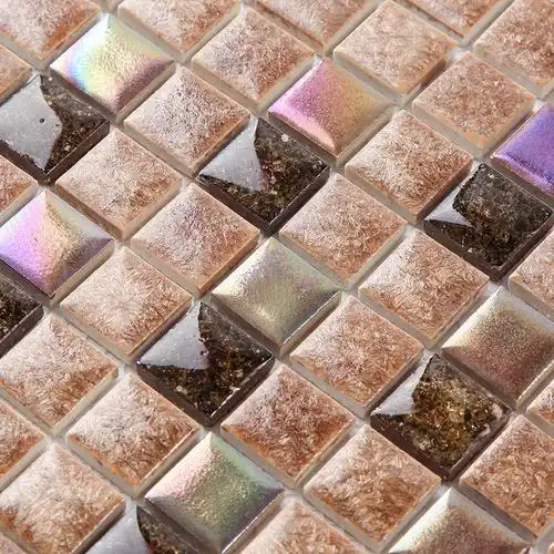原厂批发褐色陶瓷马赛克浴室厨房马赛克厨卫马赛克墙砖地砖