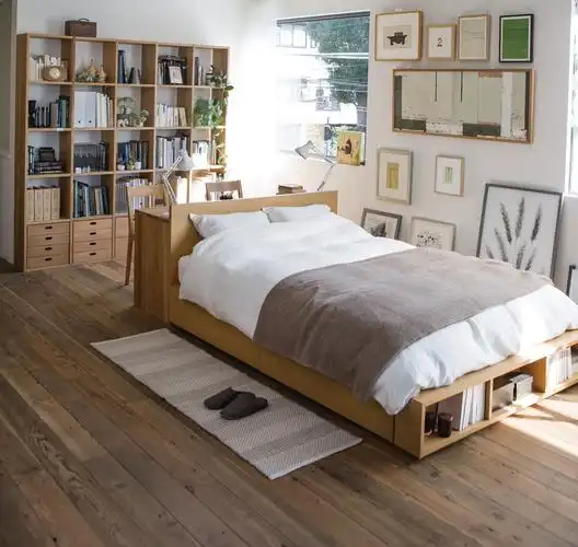 无印良品收纳床 ,售价13,200元至23,100元.