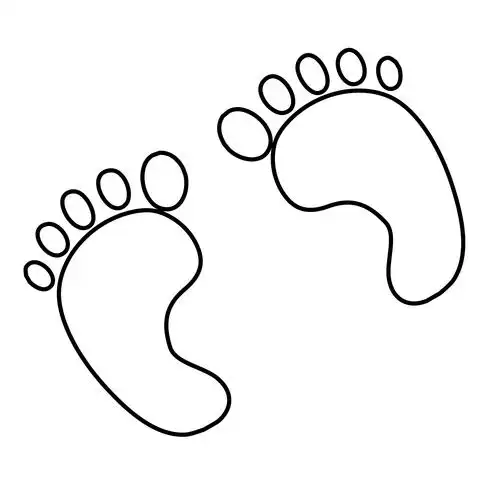 printable footprints