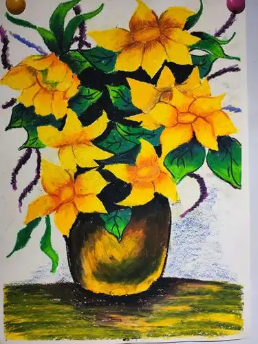 领绘画室创意素描色彩班本周小结