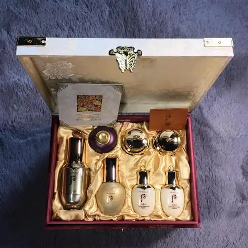 水乳面霜眼霜皇后套装whoo后天气丹双层套盒华泫水乳精华正品还幼