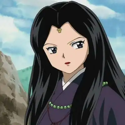 犬夜叉里面的黑巫女椿女生头像