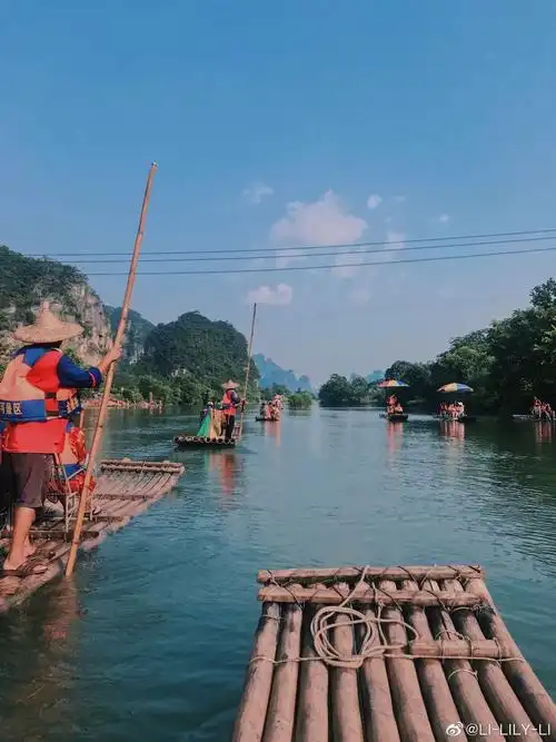 72桂林阳朔61遇龙河漂流旅游攻略