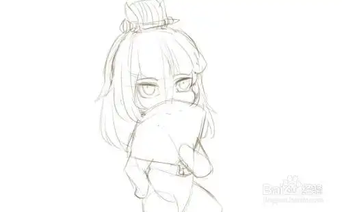 王者荣耀q版上官婉儿简笔画