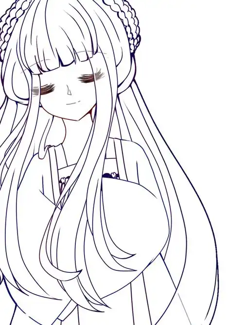 我来送个线稿(～o~▽~)～o是师姐江厌离15