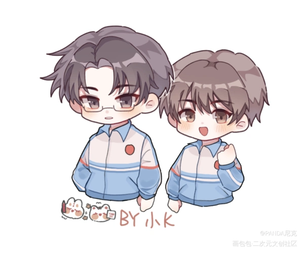 某某_某某江添盛望q版同人绘画作品