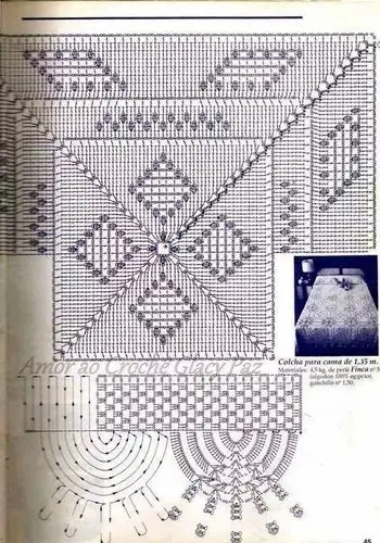 没想到自己钩的床罩美爆了整个朋友圈附图解