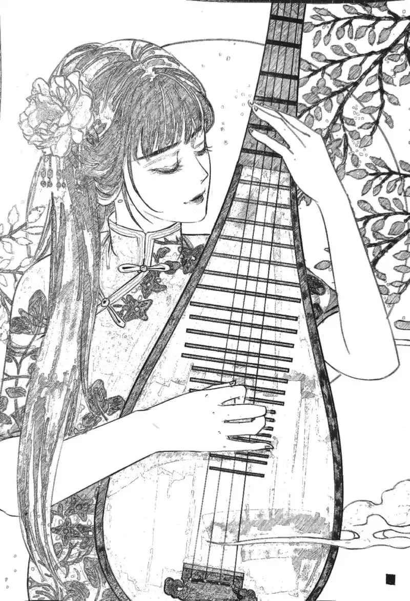 古风 #古风汉服美如画 #琵琶 #手绘 #马克笔 #绘画  - 抖音