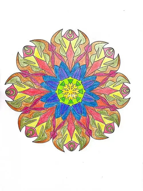 第三幅曼陀罗涂色