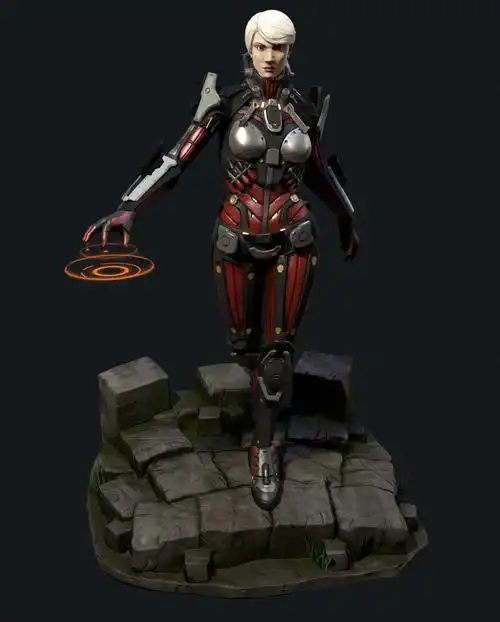 女性科幻风装甲如何设计?