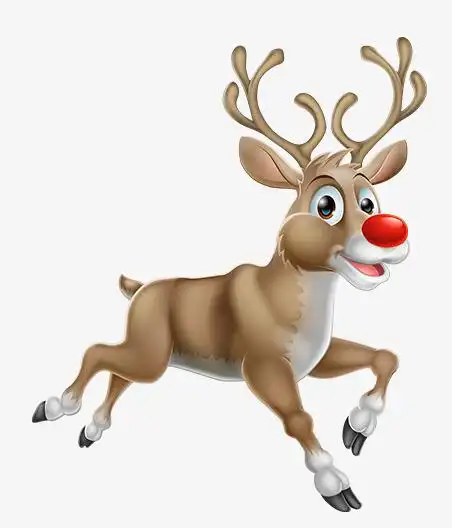 卡通麋鹿