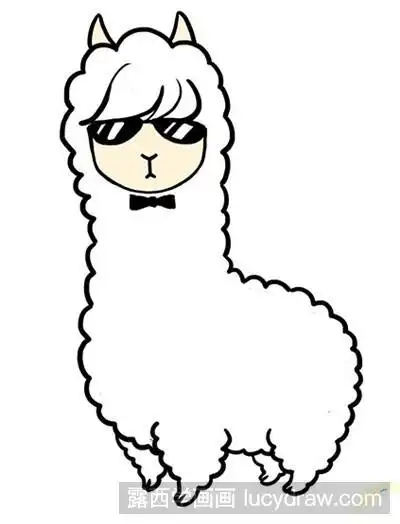 简笔画教程:教你画羊驼