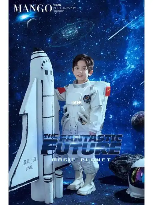 一个太空梦快来带宝贝来一次太空之旅吧06@mango婚礼摄影#潮童艺术