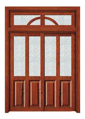 简约时尚实木烤漆玻璃门