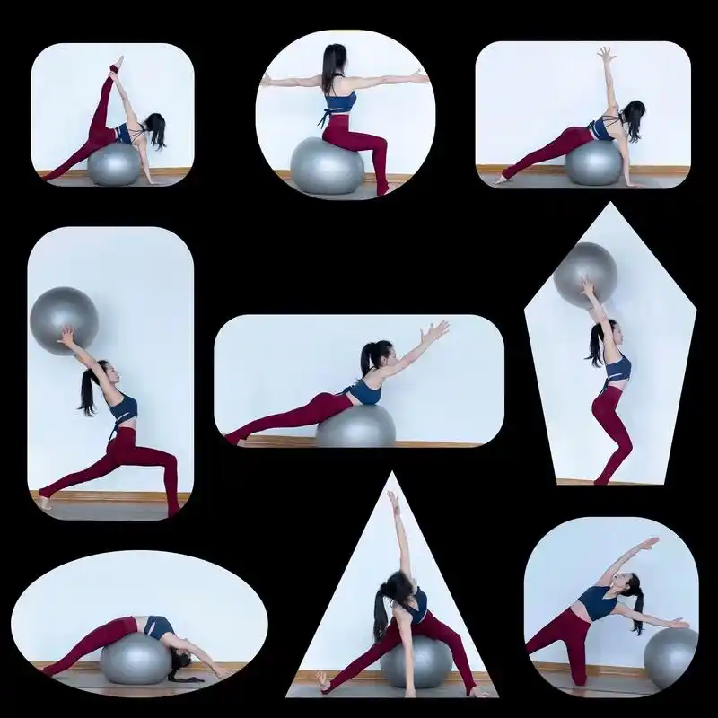 大球瑜伽初级体式拍照参考图.瑜伽,从外而练,是锻炼从内而练 - 抖音
