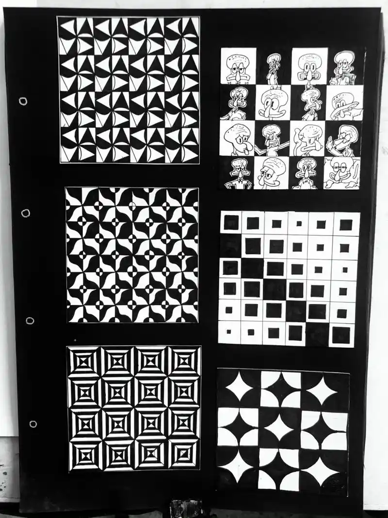 【平面构成】之骨骼