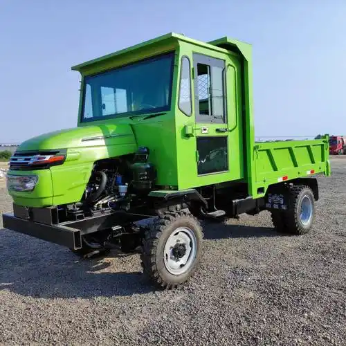 松龙重工云南四驱自卸爬坡四轮拖拉机柴油车