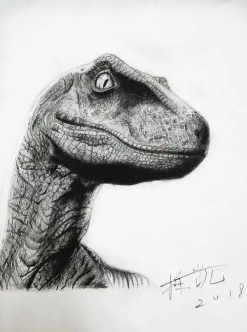 夏栎凯创作侏罗纪世界 布鲁!通裕