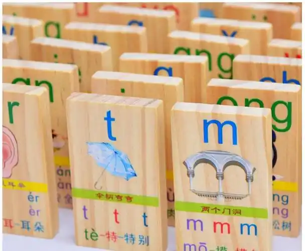 厂家直销新品木制儿童玩具大号拼音教学多米诺骨牌儿童节礼品玩具