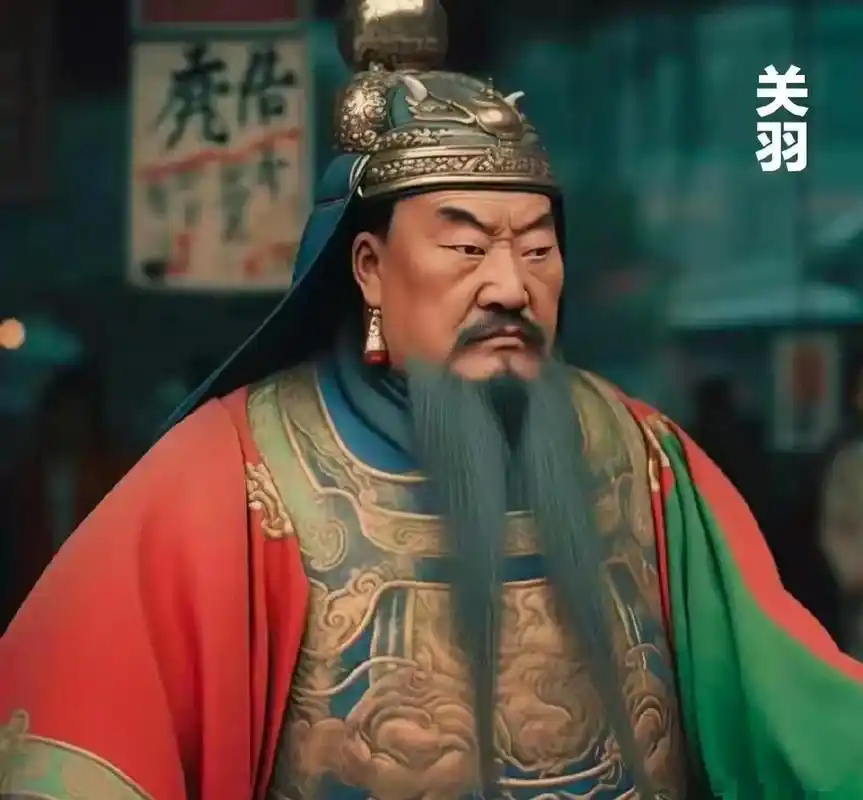 ai复原的关二爷  不论是图像还是视频,ai能够将其修复得栩栩如生,最