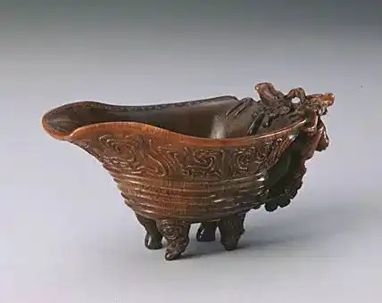 稀世珍品犀角杯赏析上
