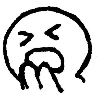 黑白简单搞怪简笔画头像图片大全