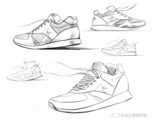 运动鞋设计手稿欣赏