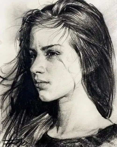 优秀素描人物头像作品鉴赏,神韵刻画的惟妙惟肖