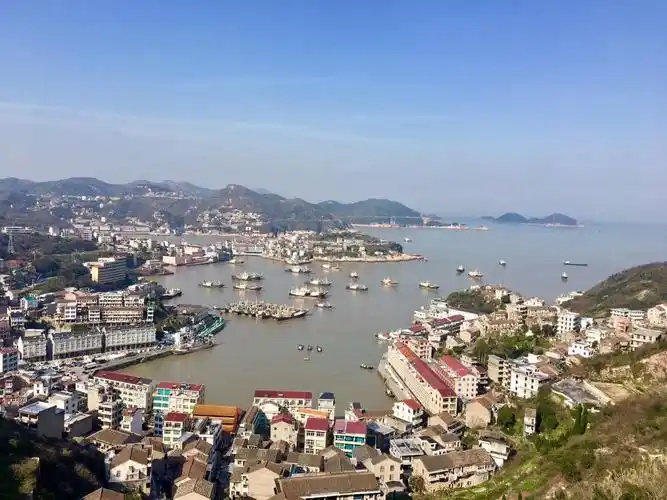 台洲温岭箬横镇全景