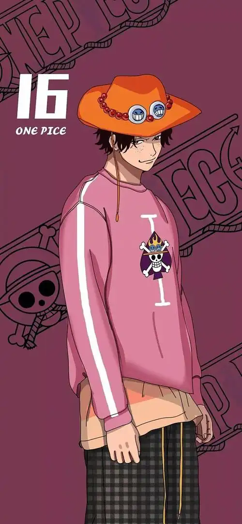 海贼王现代装火拳艾斯