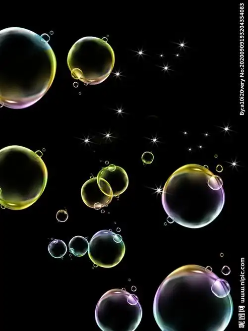 彩色泡泡免抠元素设计图__psd分层素材_psd分层素材_设计图库_昵图网