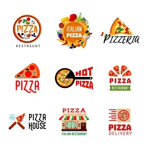 披萨美食标志矢量素材下载(图片id:942868)_-餐饮美食-矢量素材_ 集