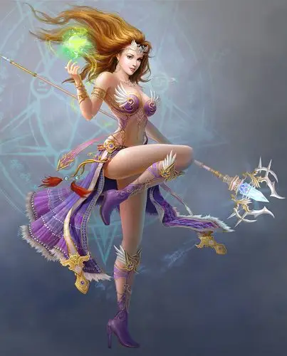 女法师|插画|游戏原画|猛彁_rm - 原创作品 - 站酷 (zcool)