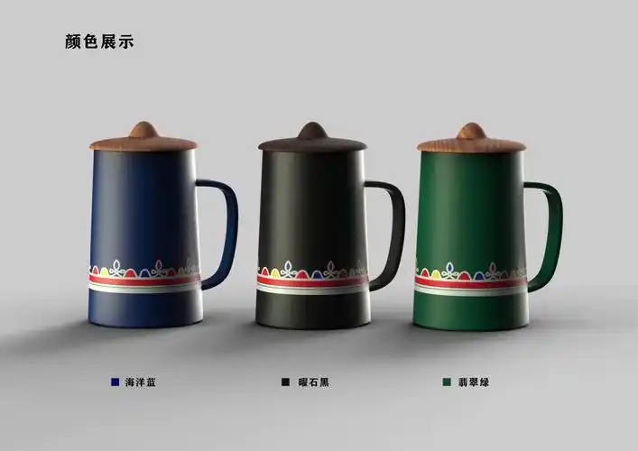 纹绣马克杯设计
