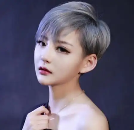 女生奶奶灰短发发型图片 奶奶灰短发很个性吗
