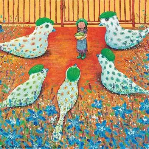 插画家几米:一代人童年的后花园._绘本