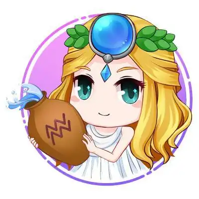 水瓶座超可爱卡通图像唯美可爱头像8