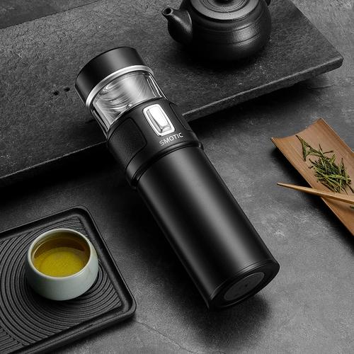 德国水莫停高档茶水分离杯保温杯316不锈钢泡茶杯水杯便携男士女