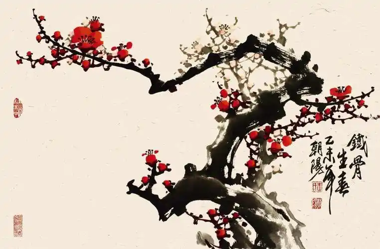 王朝阳—梅花作品鉴赏-艺术名家-宕昌县青年书法家协会