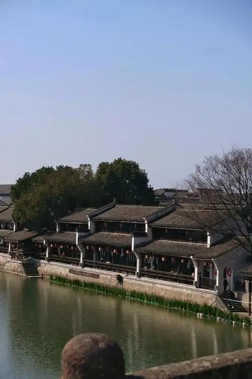 京杭大运河边的古镇塘栖古鎮过大年2,11-2,15运河   塘栖古镇景区*禾