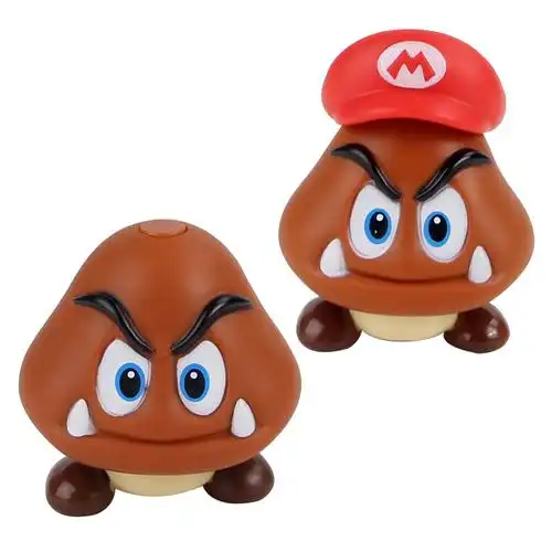 马里奥路易毒蘑菇超级玛丽手办公仔模型儿童玩具车载摆件生日礼物
