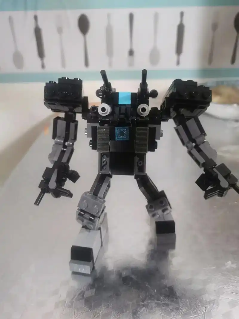 乐高moc教程.自制小机甲.可以载人. - 抖音