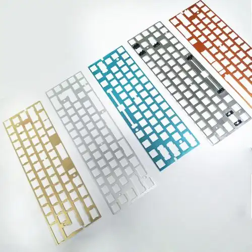 定制不锈钢板拉丝机械键盘定位板厂家生产客制化机械键盘gh60