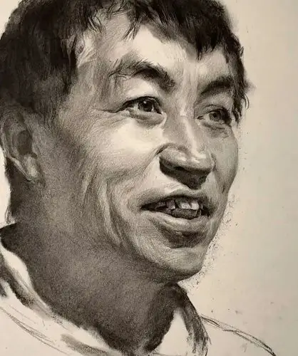 第三四二集朱传奇教你在男中年素描头像中处理明快的明暗关系