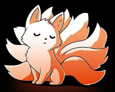 29张上色的九尾狐纹身手稿