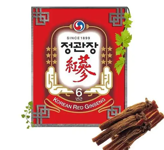 正官庄は 6年根の厳选された 红参を使用しています. 红参