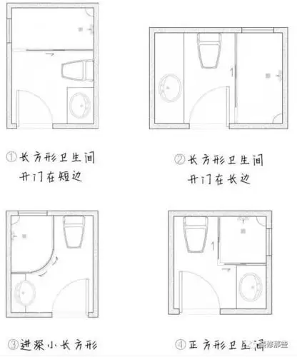 卫生间小?这样布局增大一倍