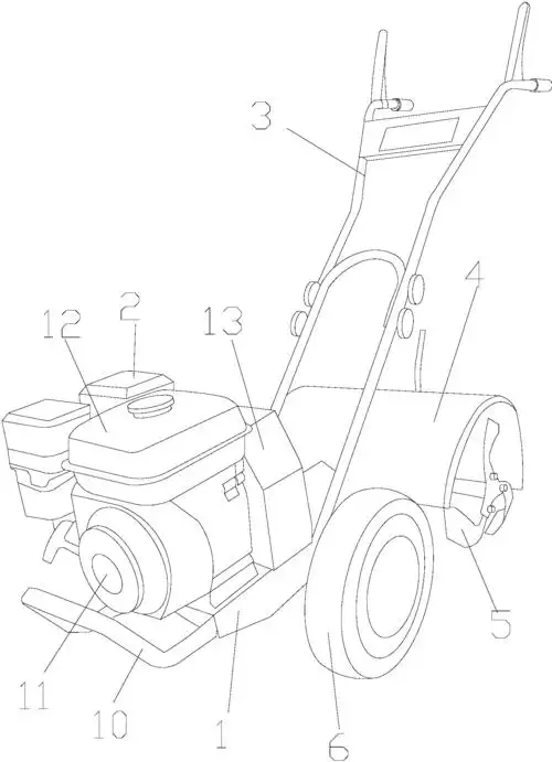 一种新型农业机械用微耕机
