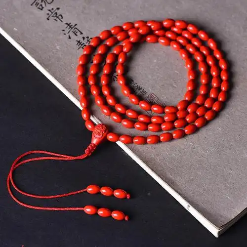 原创正宗朱砂红砂高品质高量含光珠